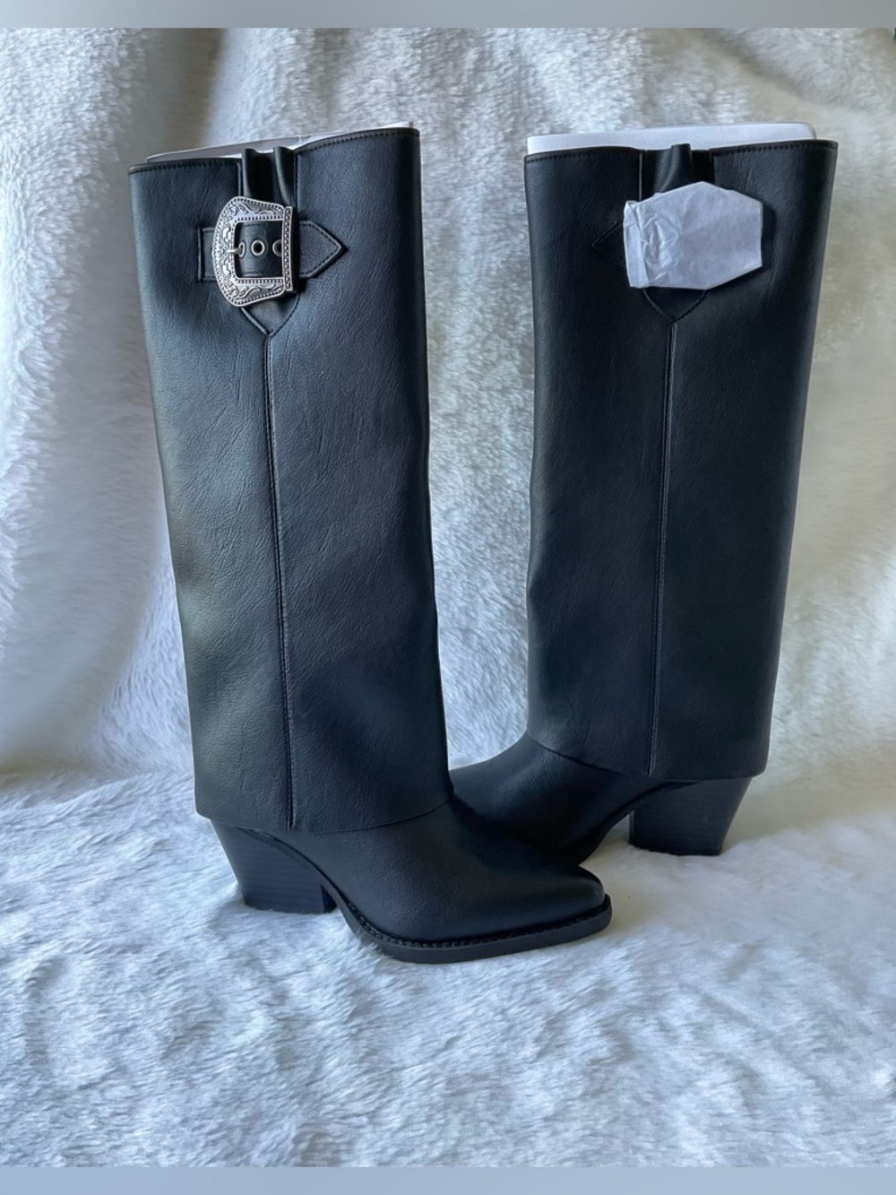 Zodiac Foldover Cuff Western Boots
